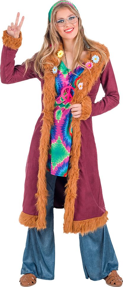 Vrolijke Hippie Kostuum Dames