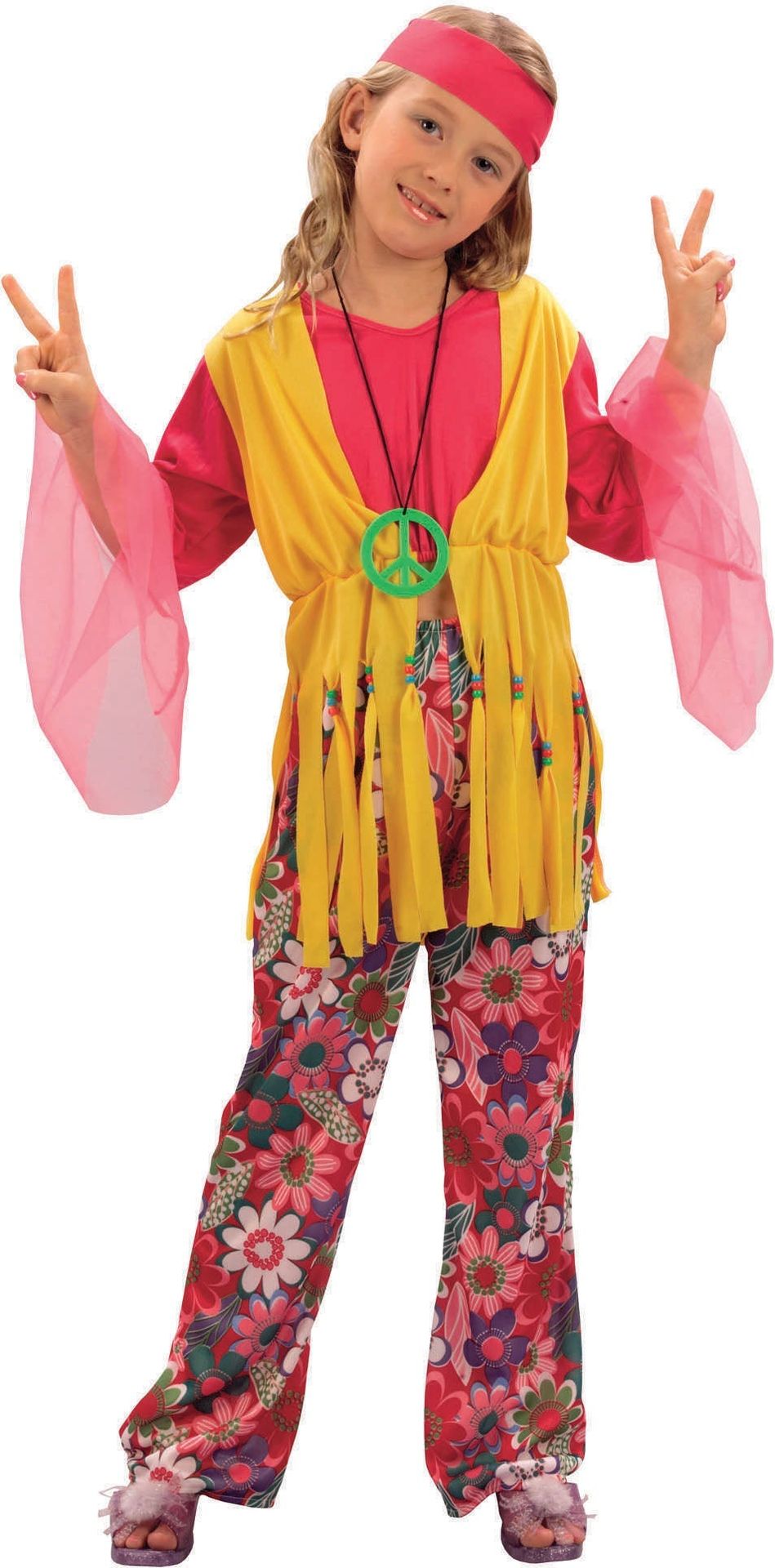 Vrolijke Hippie Outfit Meisjes