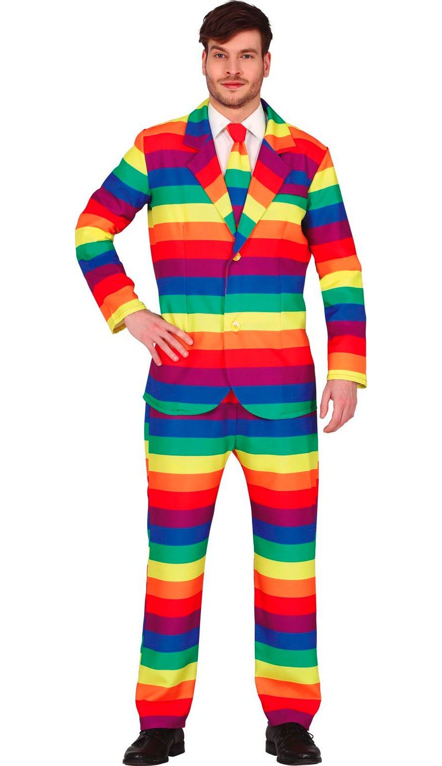 Vrolijke Regenboog Maatpak Man