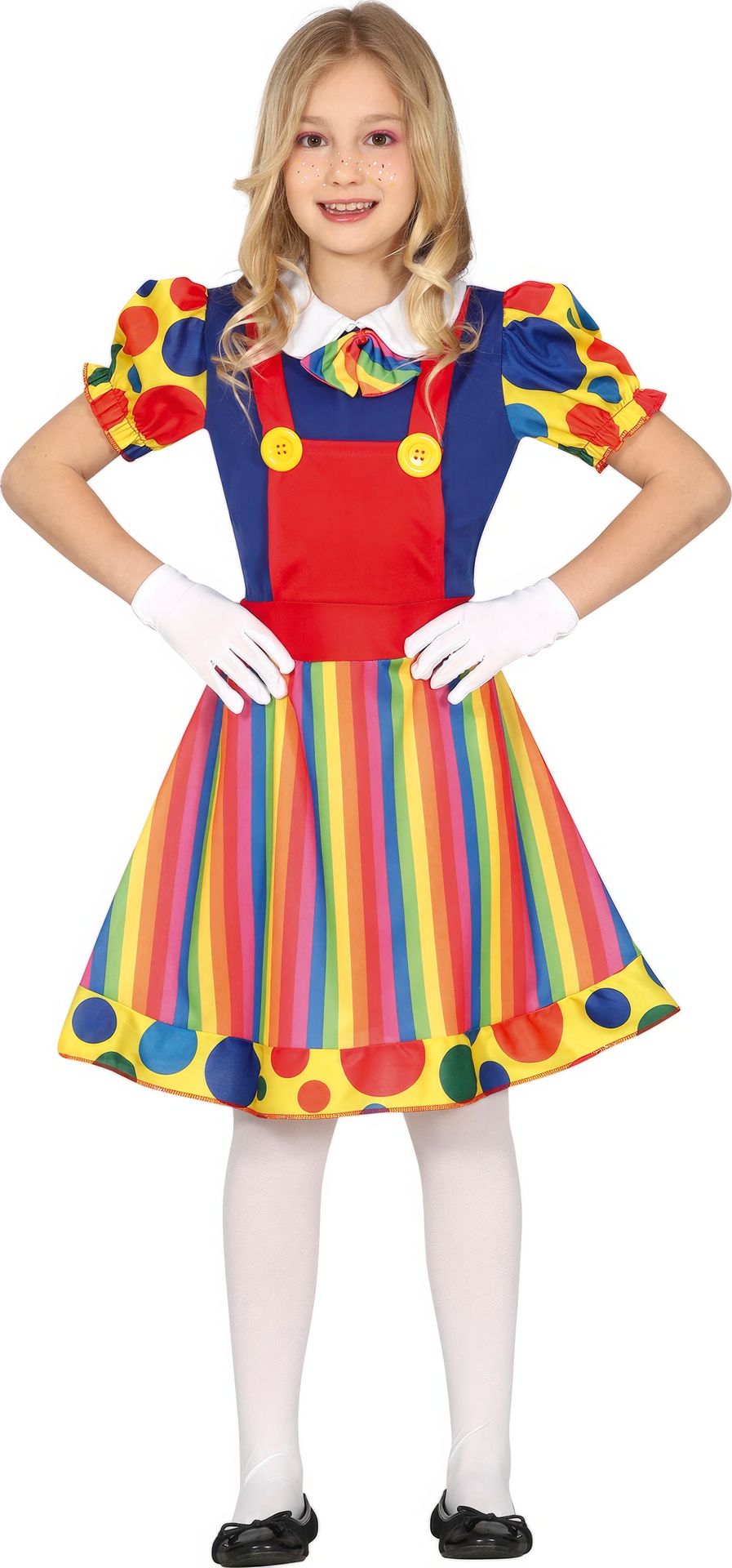 Vrolijke Stippen Clown Jurkje Meisje