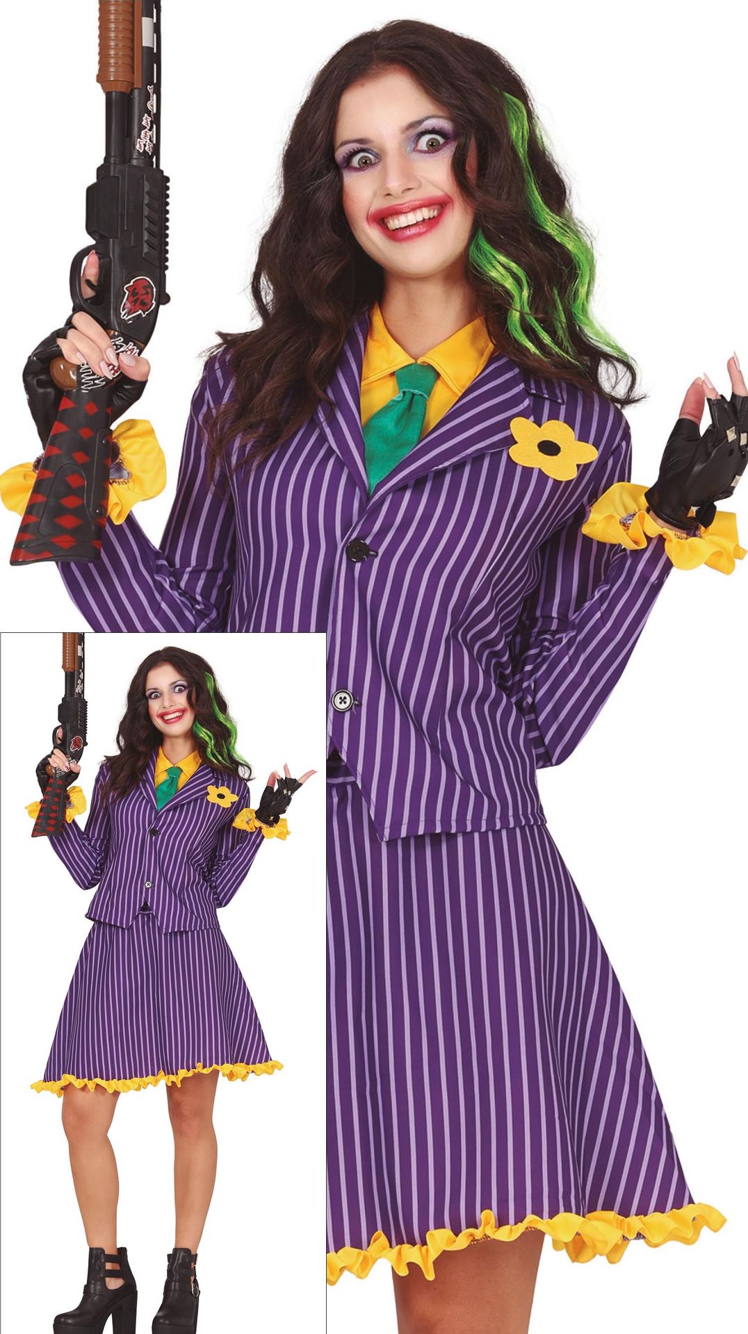 Vrouwelijke Joker Outfit Dames