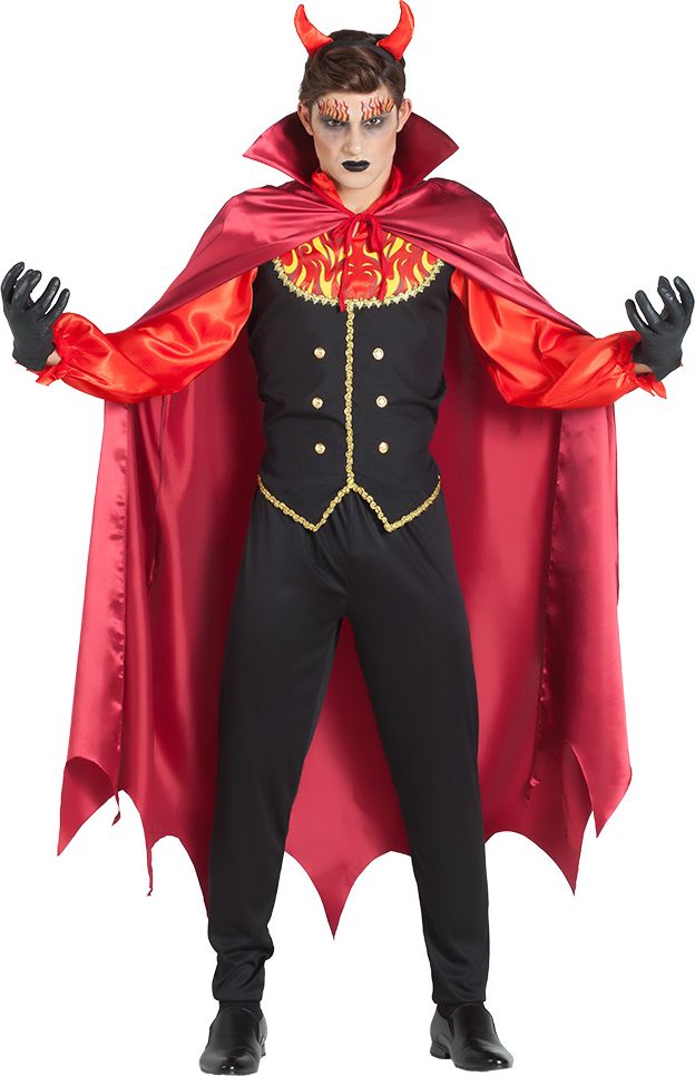 Vurig Duivelskostuum voor Heren