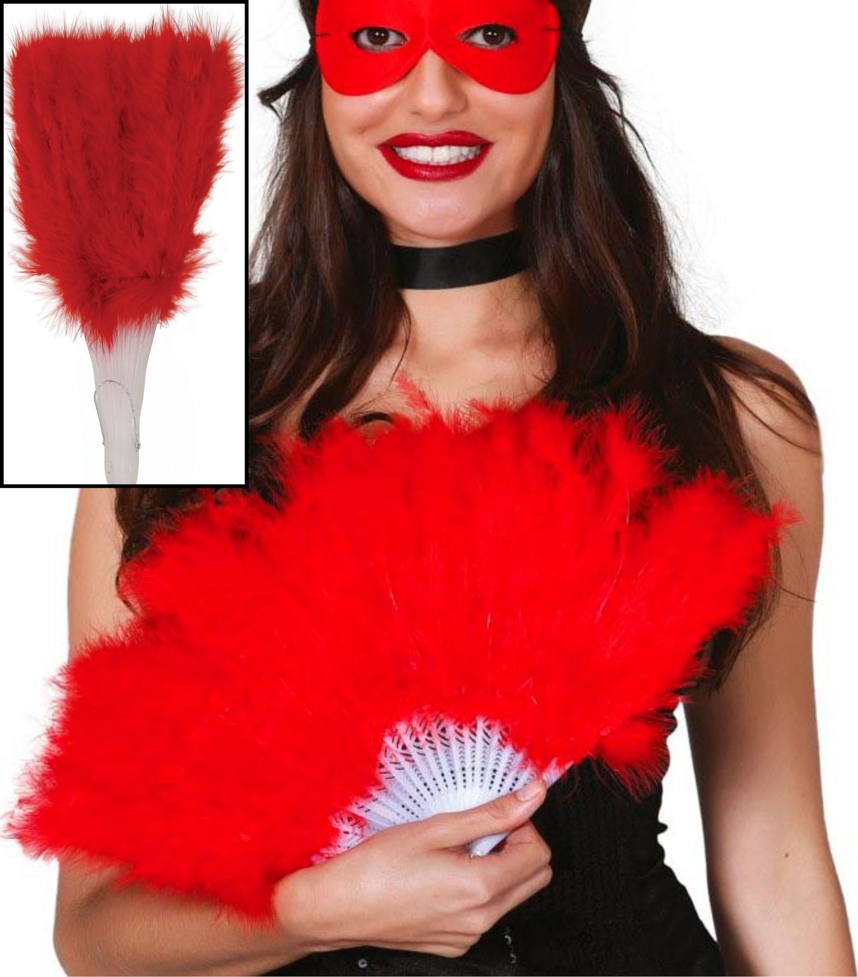 Waaier met Rode Veren