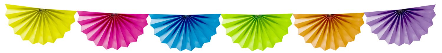 Waaier Slinger Meerkleurig