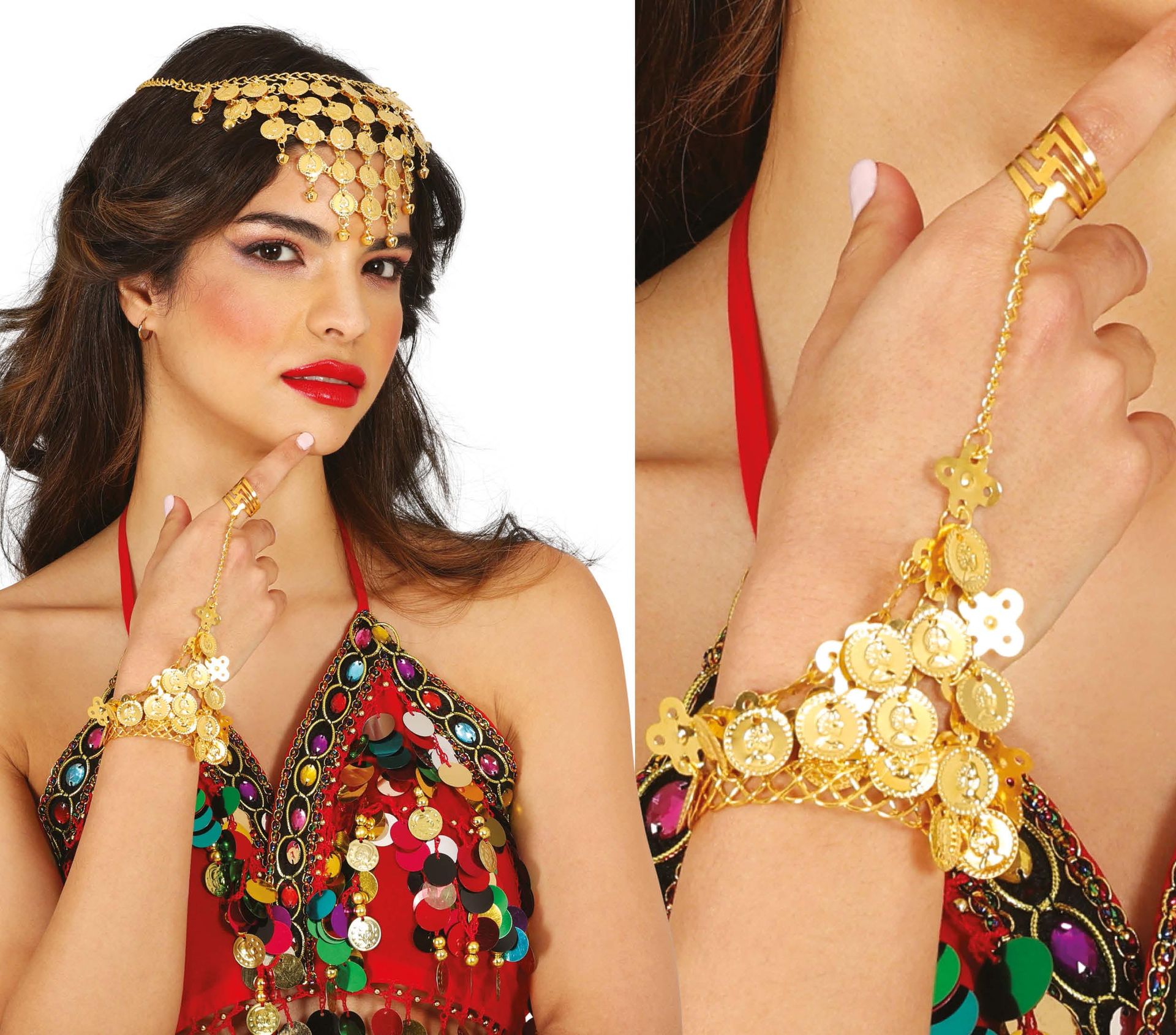 Waarzegster Armband met Gouden Munten