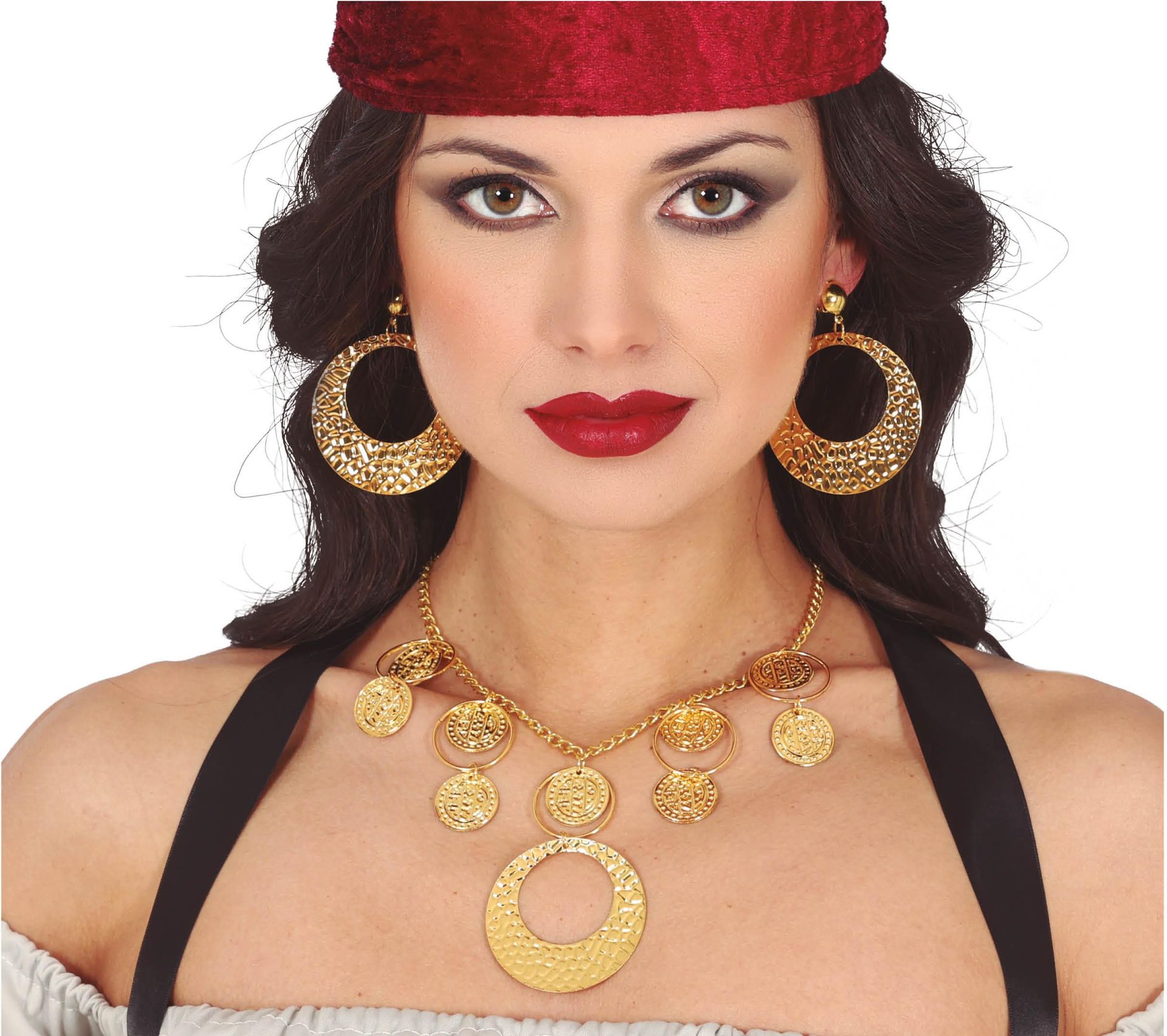 Waarzegster Gouden Sieradenset 2-Delig