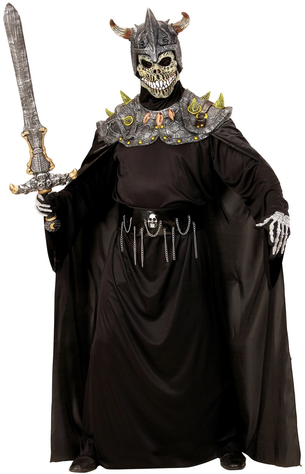 Warlord Masker met Cape One-Size-Volwassenen