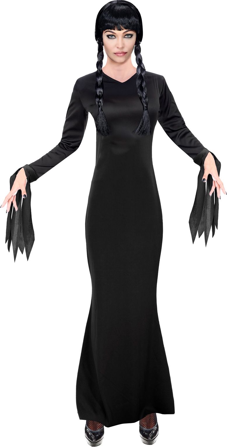Wednesday Addams Family Jurk Dames
