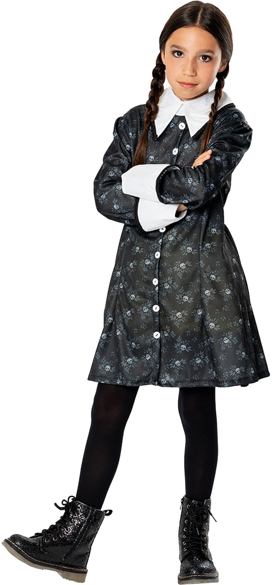 Wednesday Addams Family Kostuum Meisjes