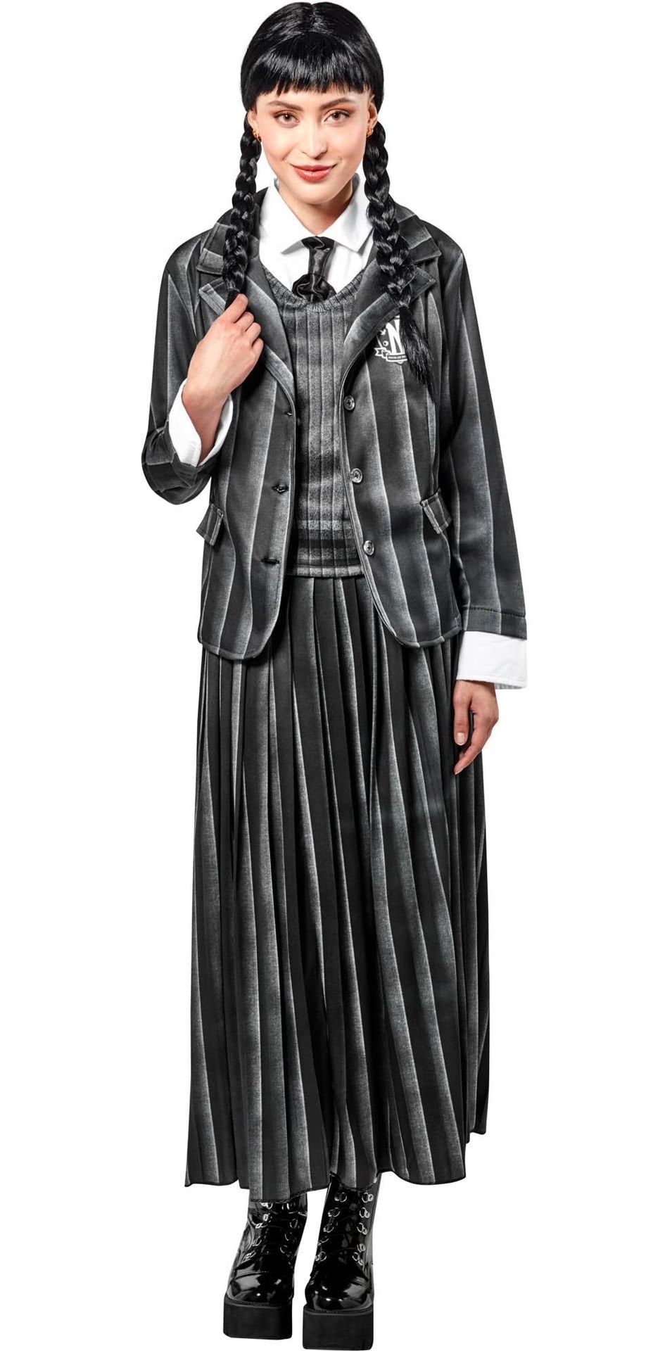 Wednesday Addams School Uniform Kostuum Dames Addams Family
