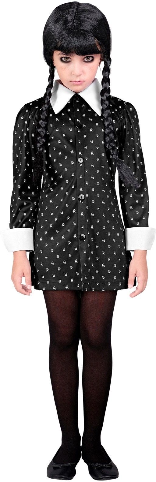 Wednesday Jurkje Zwart Wit Gestipt Meisjes