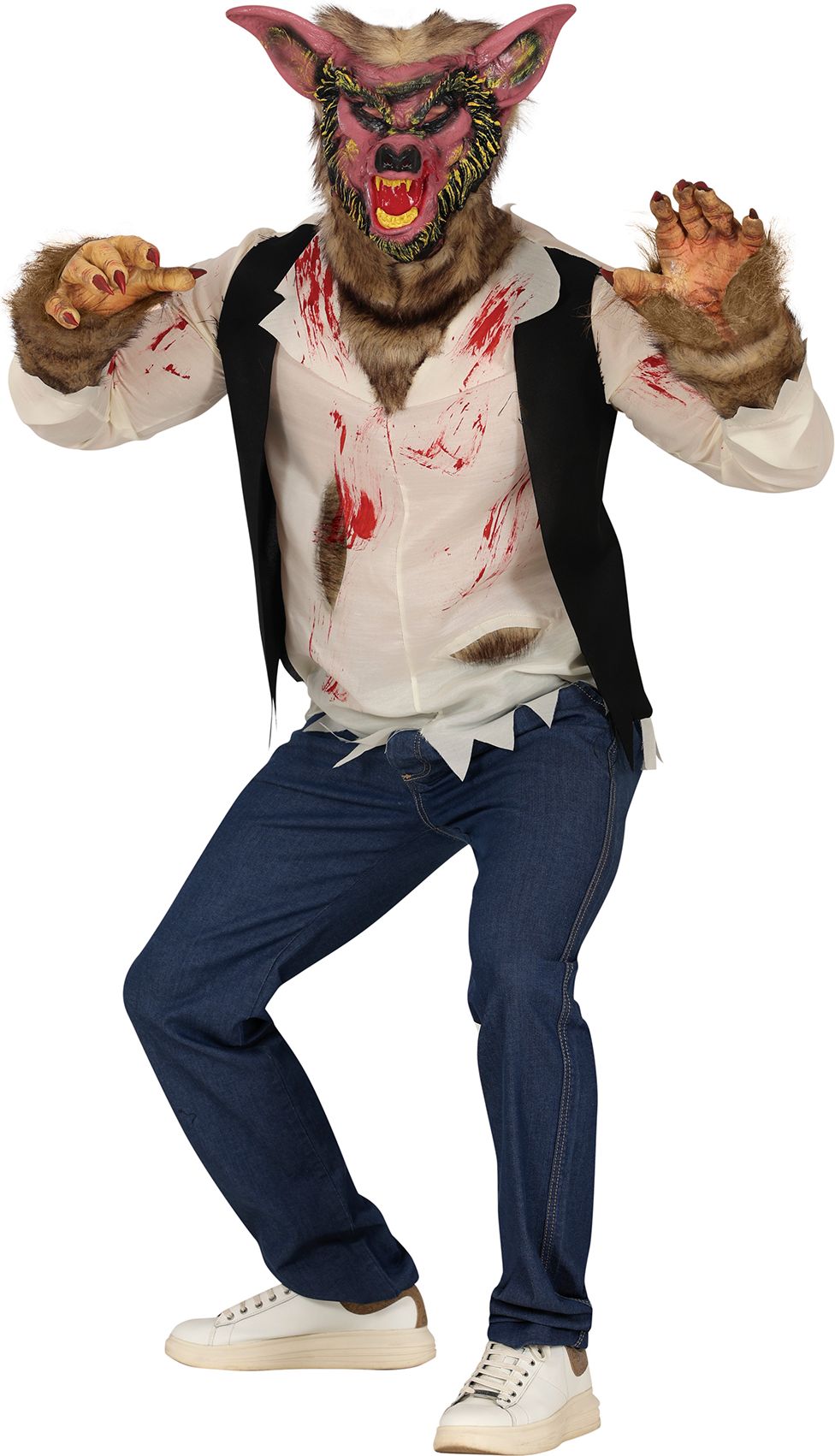 Weerwolf Shirt en Masker Volwassenen