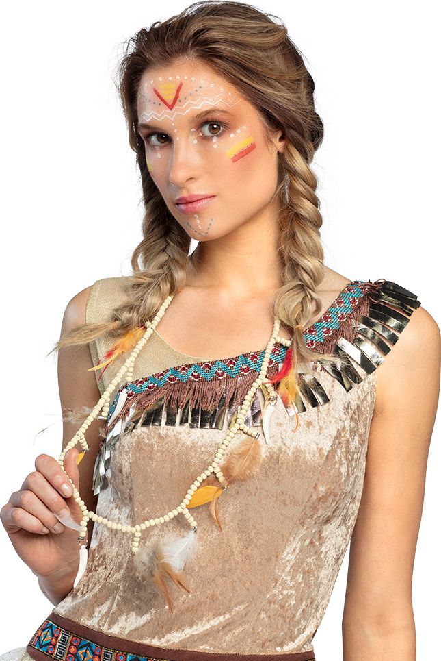 Western Indianen Veren Ketting