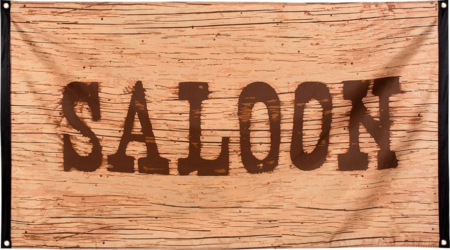 Wild West Themaparty Vlag