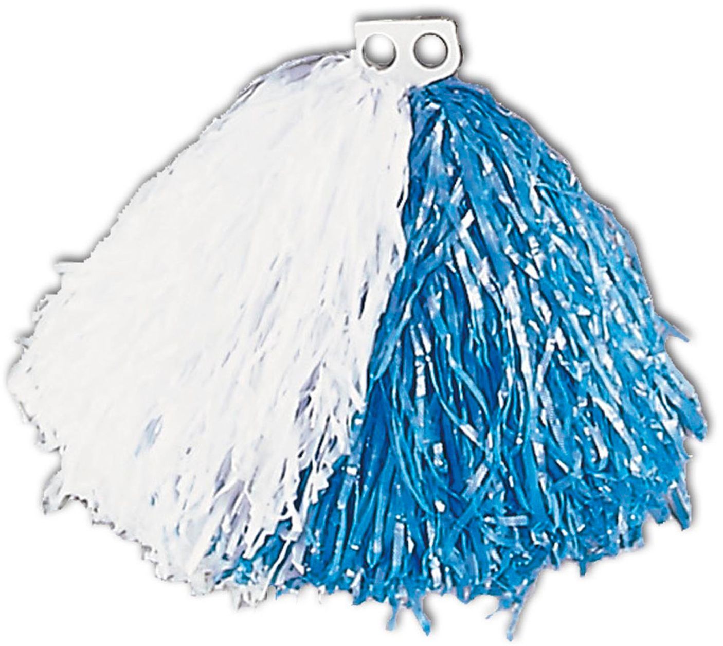 Wit Blauwe Cheerleader Pom Pom