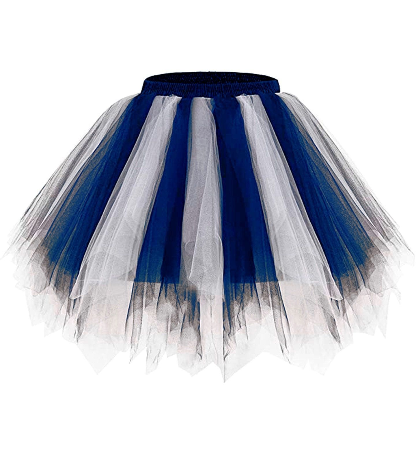 Wit Blauwe Tutu Dames met Binnenzak