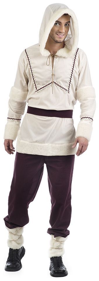 Wit Eskimo Kostuum