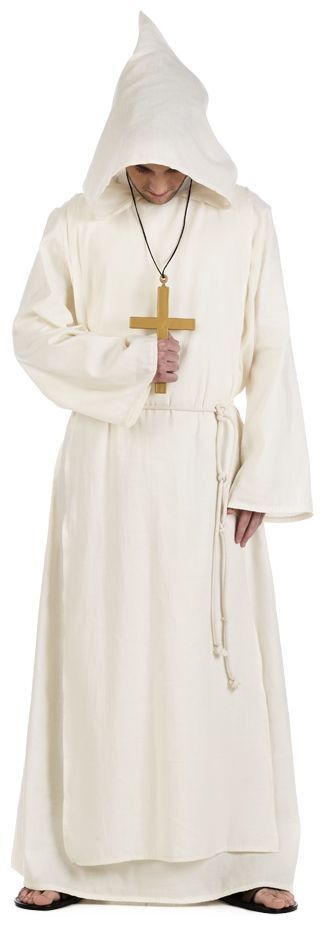 Wit Monnik Kostuum