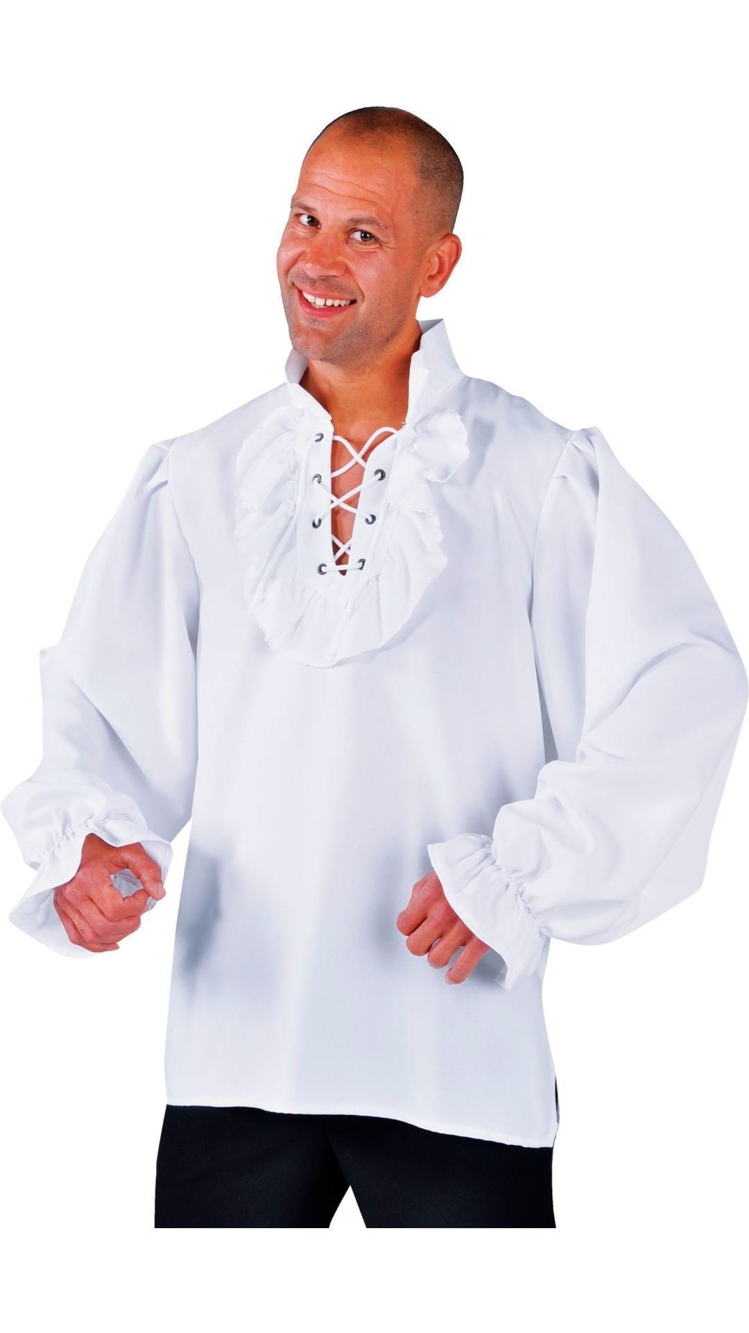 Wit Piraten Hemd Heren