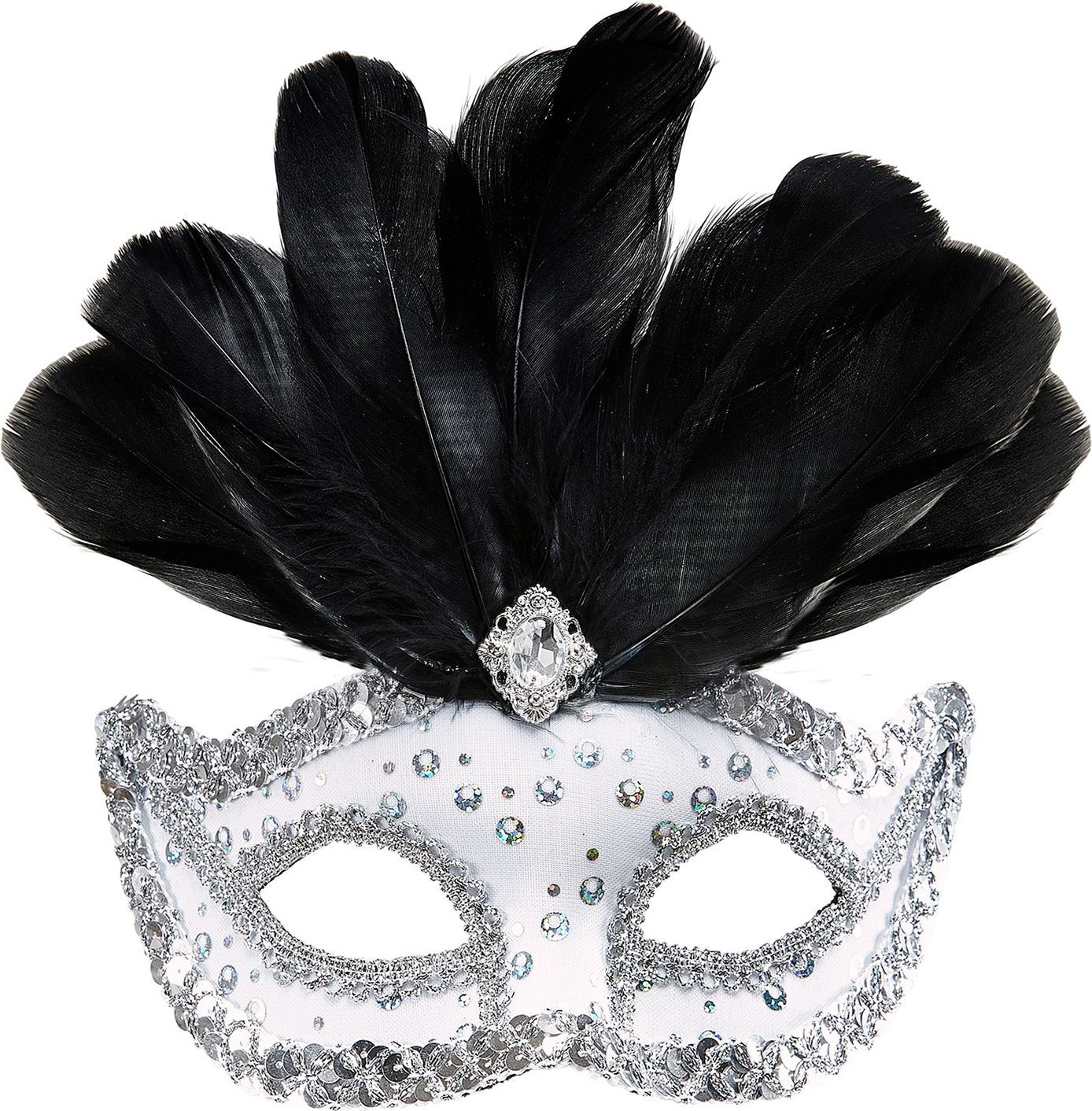 Wit Rialto Oogmasker