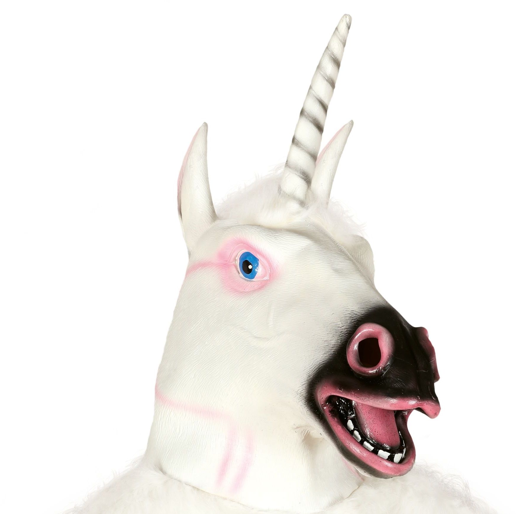 Wit Unicorn Masker