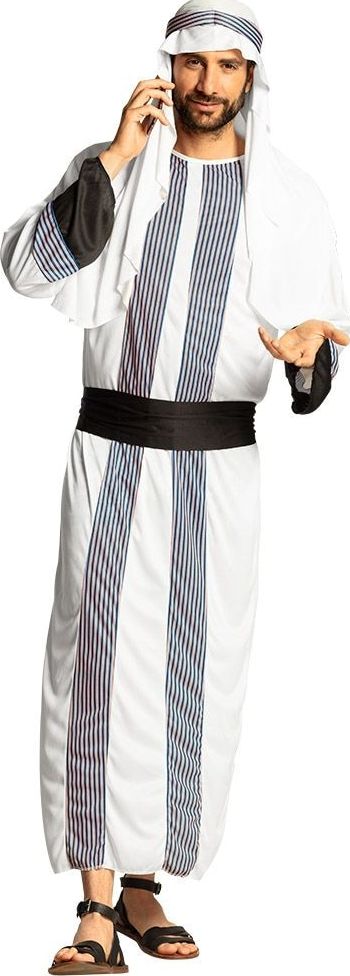Witte Arabische Sjeik Kostuum Man