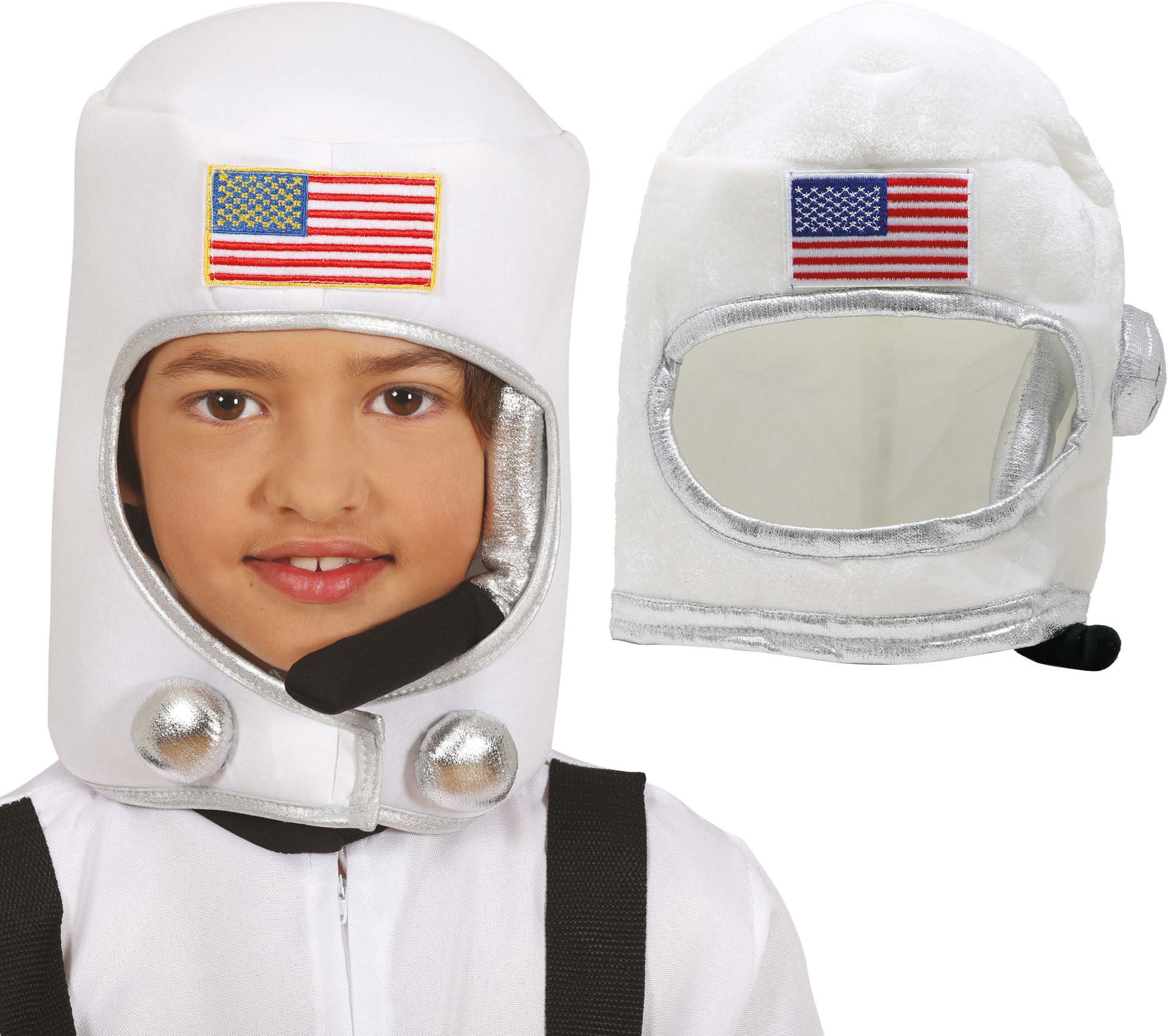 Witte Astronautenhelm Kinderen
