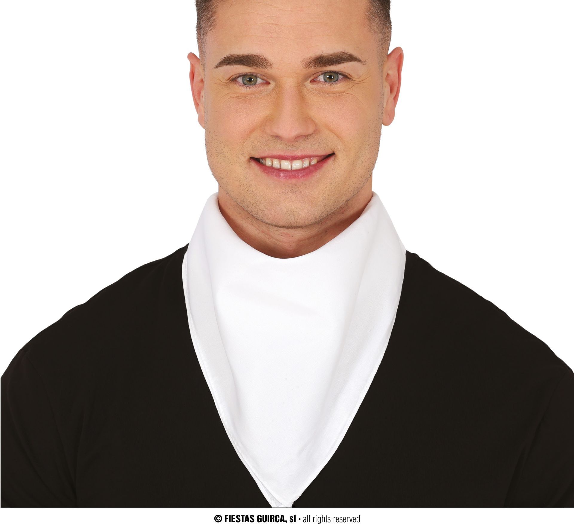 Witte Bandana Sjaal Volwassenen