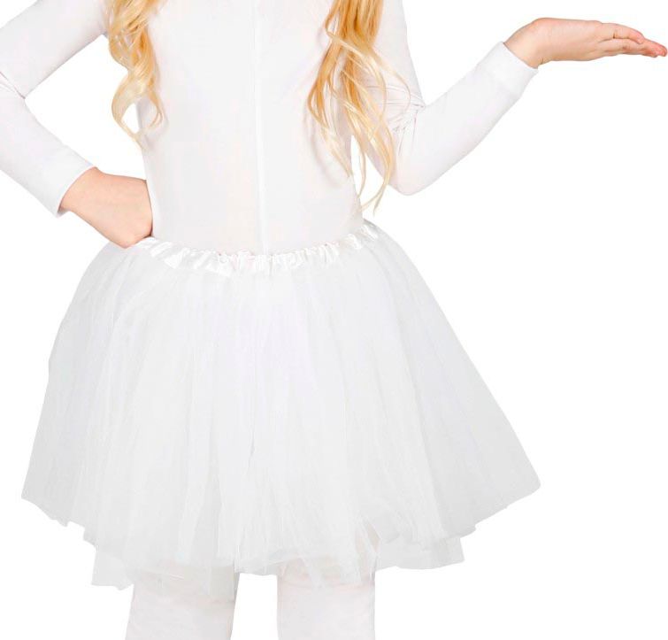 Witte Basic Tutu Rokje Kind