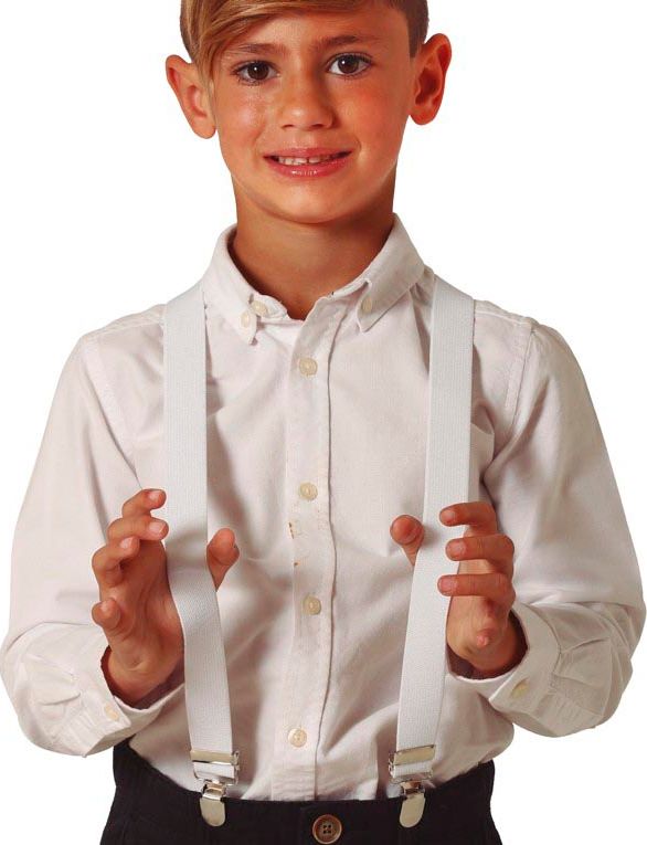 Witte Bretels Basis Kind