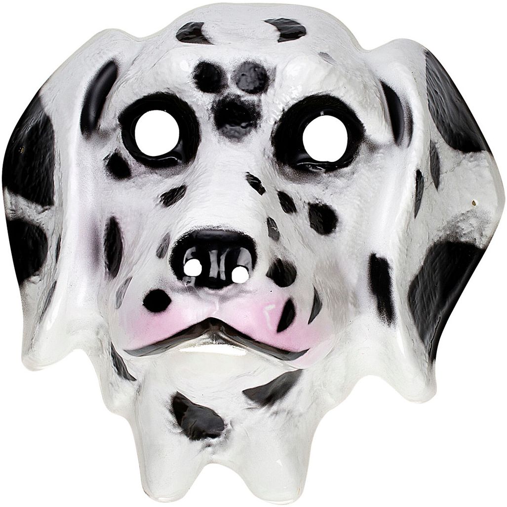 Witte Dalmatiër Masker Kind