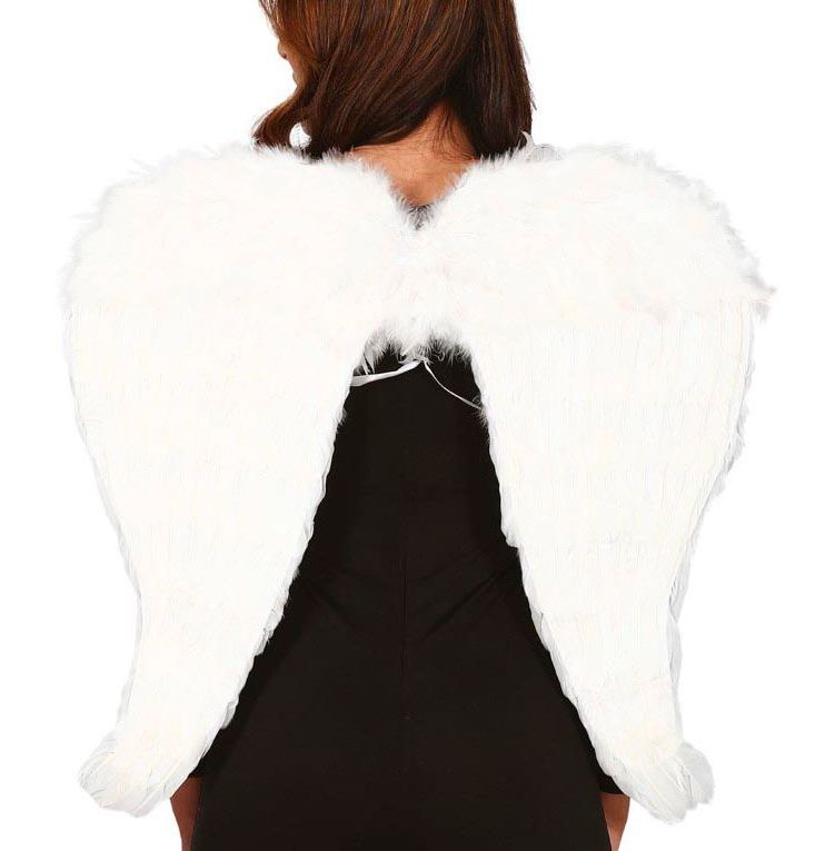 Witte Engel Vleugels 80X60cm