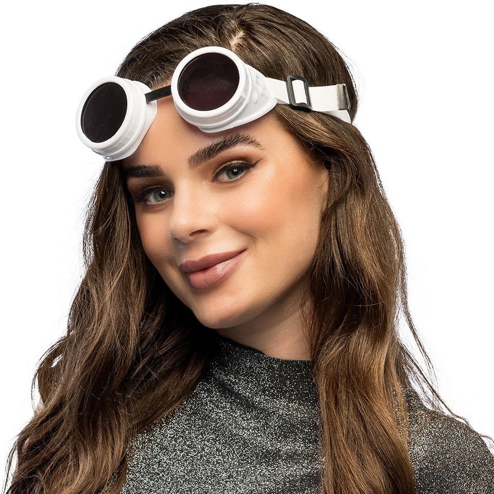 Witte Goggles Ravebril