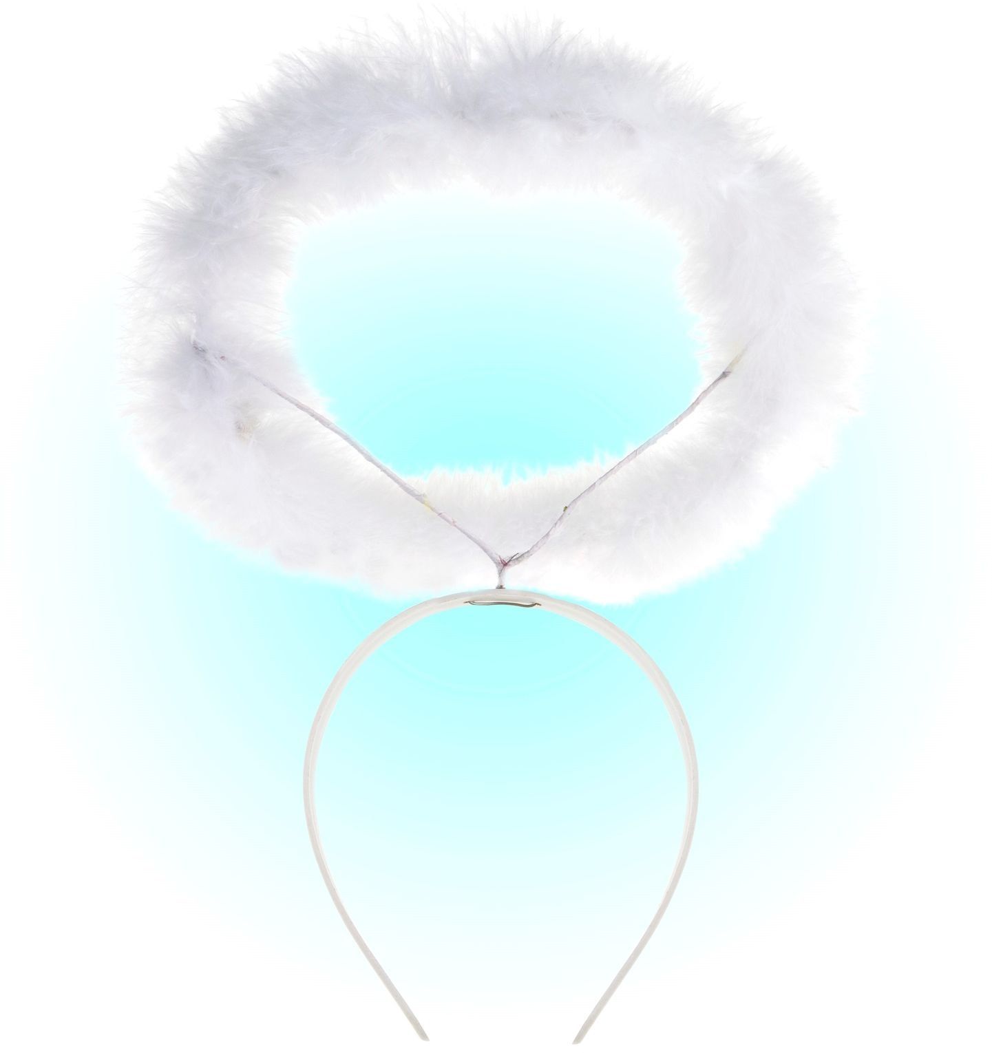 Witte Haarband met Aura