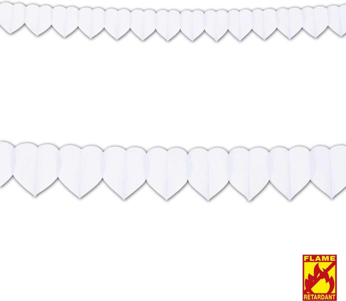 Witte Hartjes Guirlande