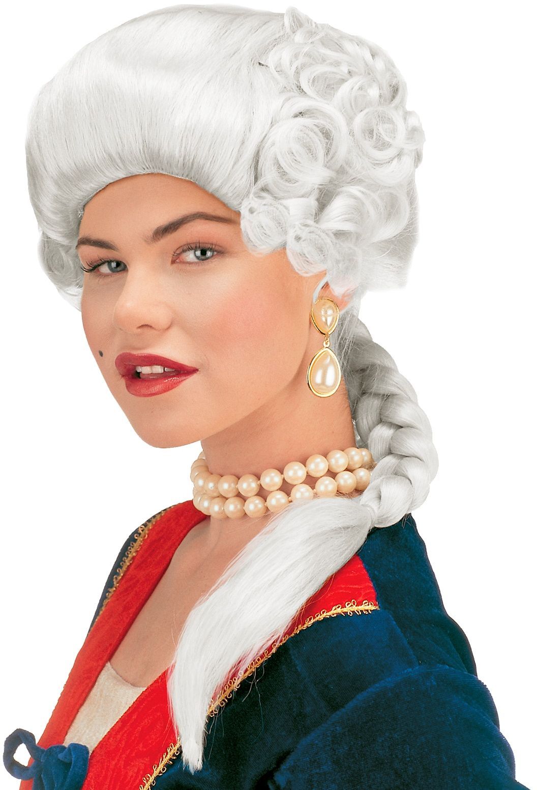 Witte Hertogin Pruik