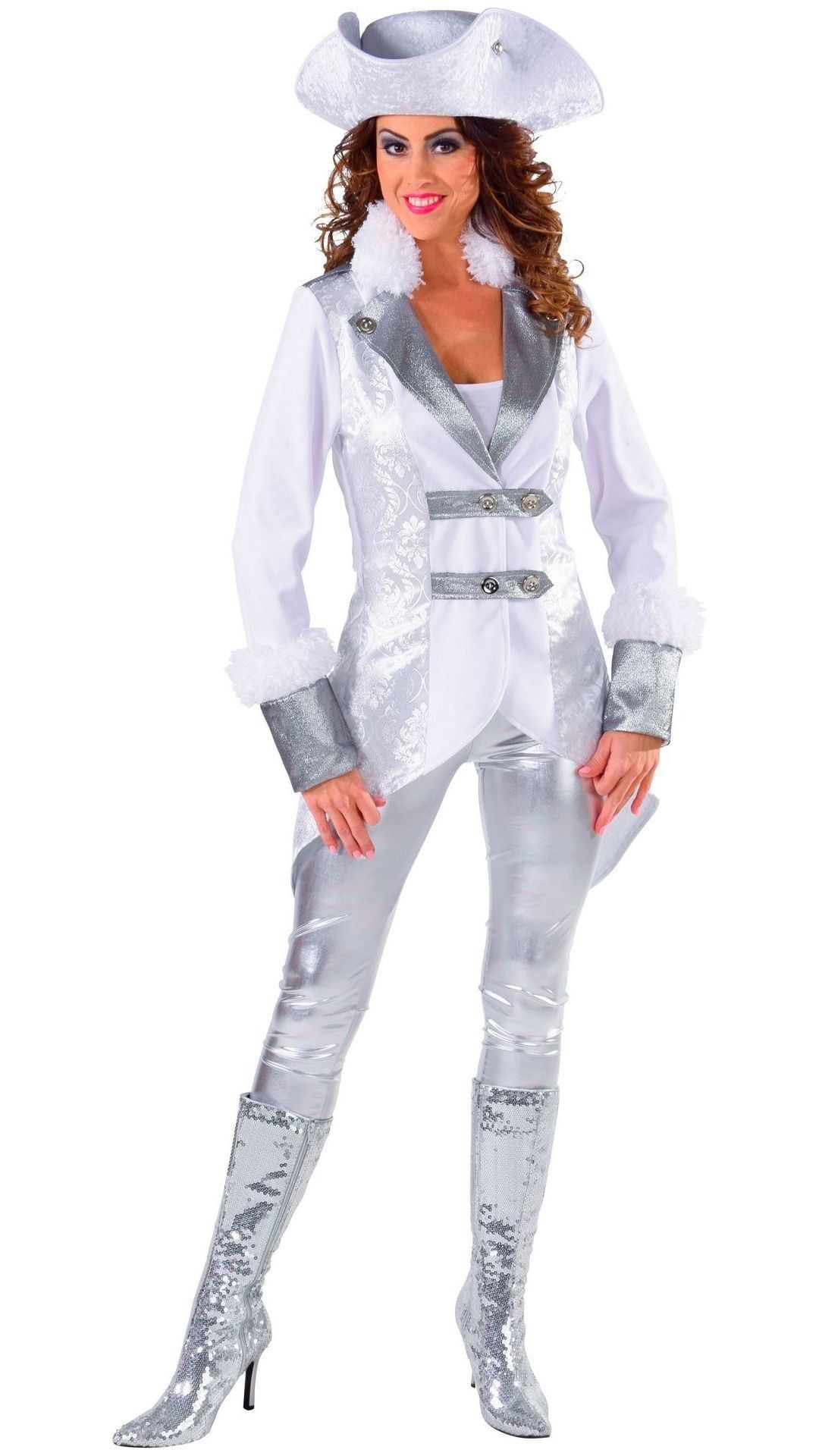 Witte Ijs Mantel Dames