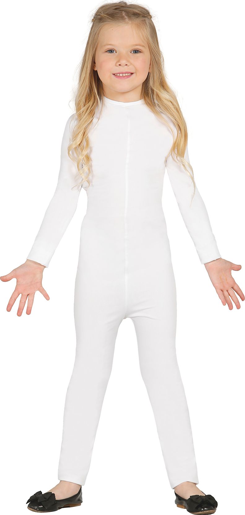 Witte jumpsuit meisjes Carnavalskleding.nl