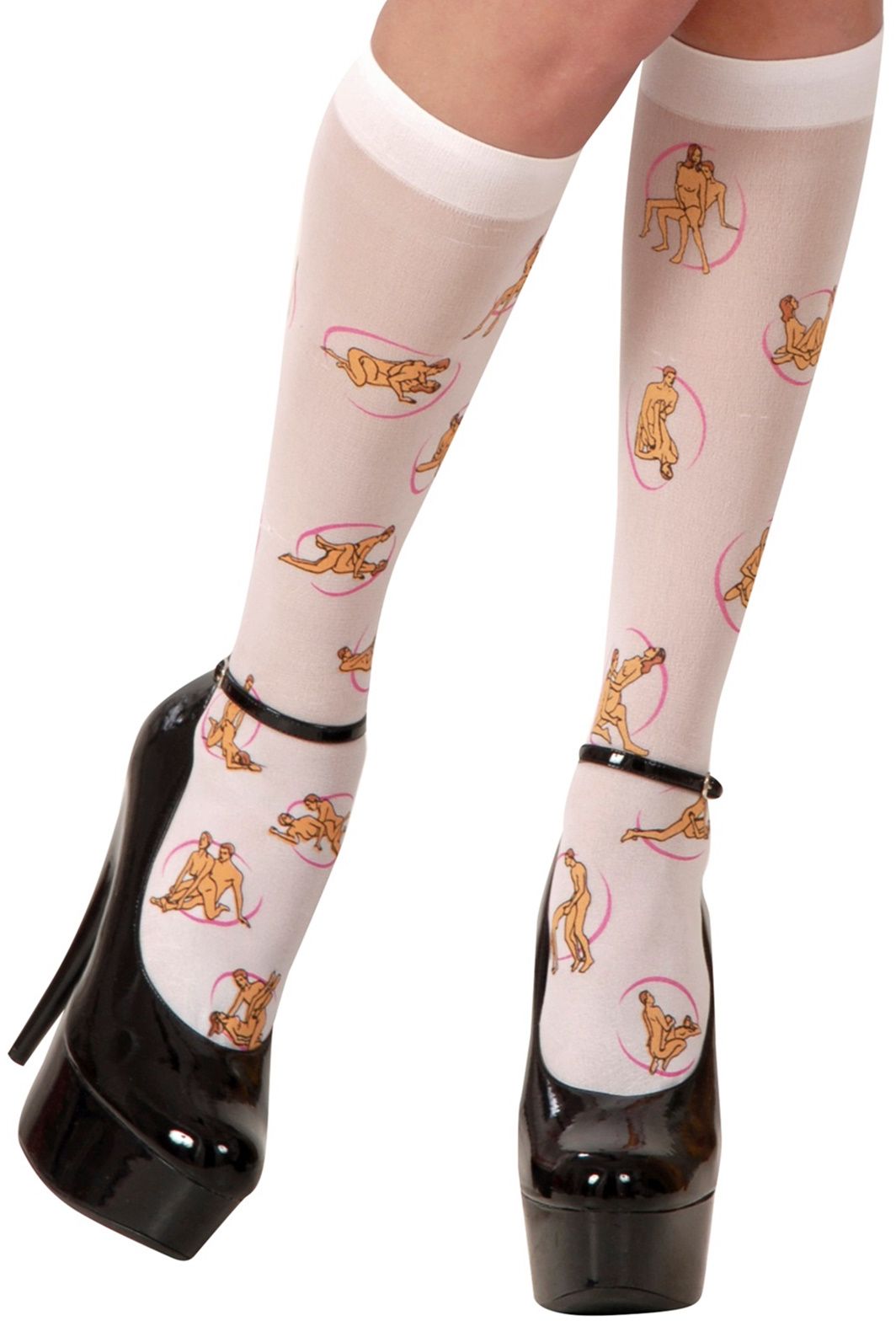 Witte Kamasutra Sokken