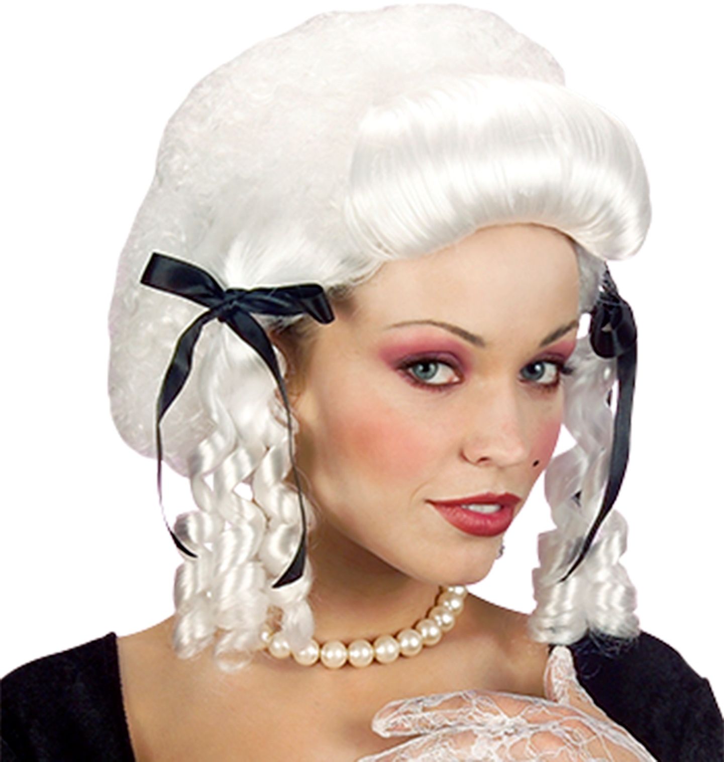 Witte Koloniale Pruik