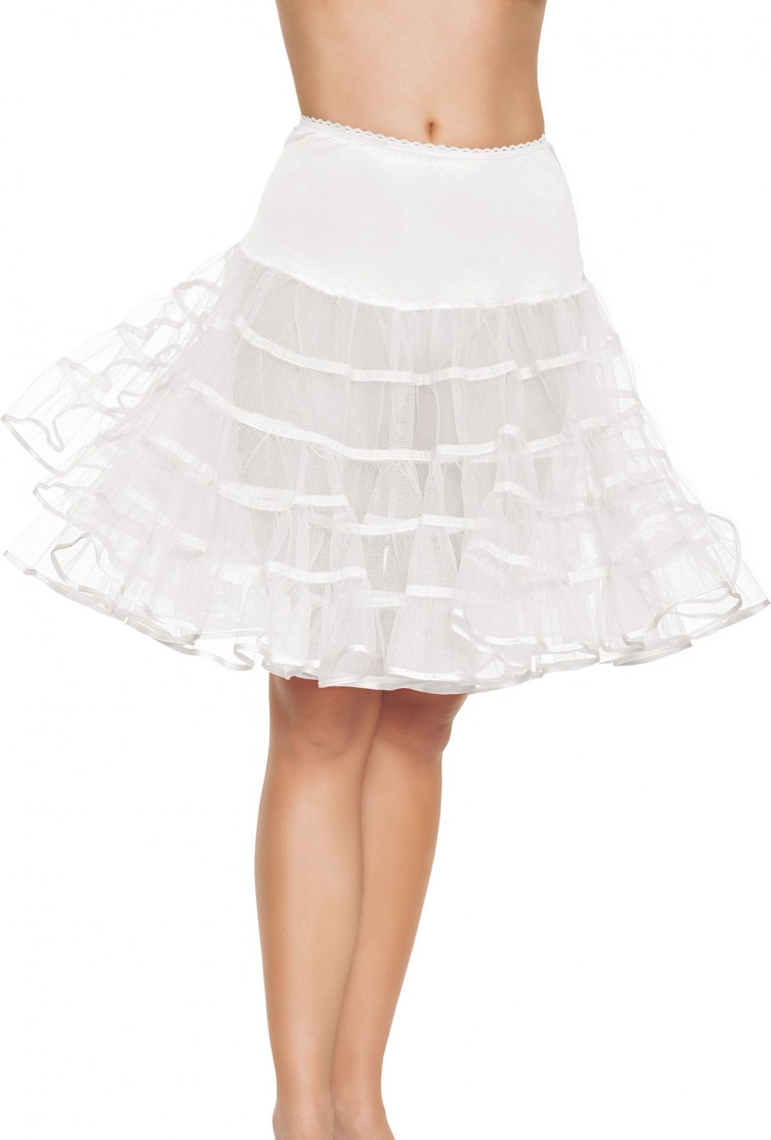 Witte luxe petticoat