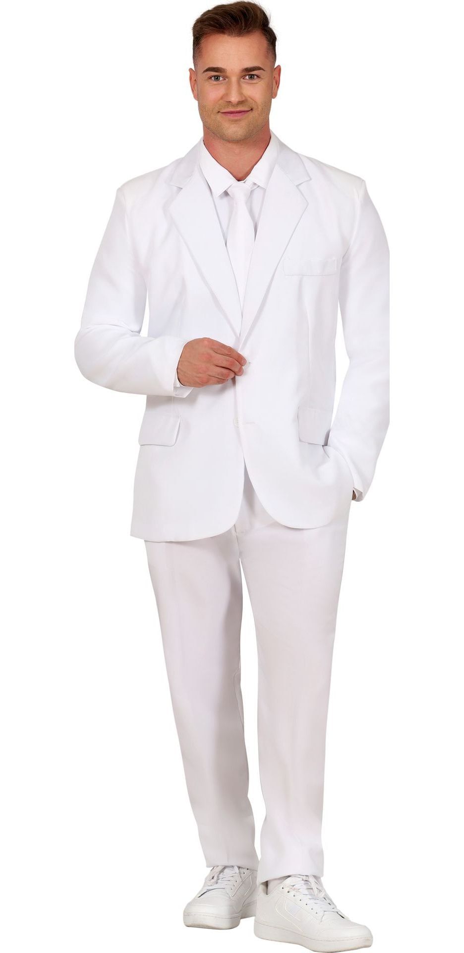 Witte Maatpak Heren Carnaval