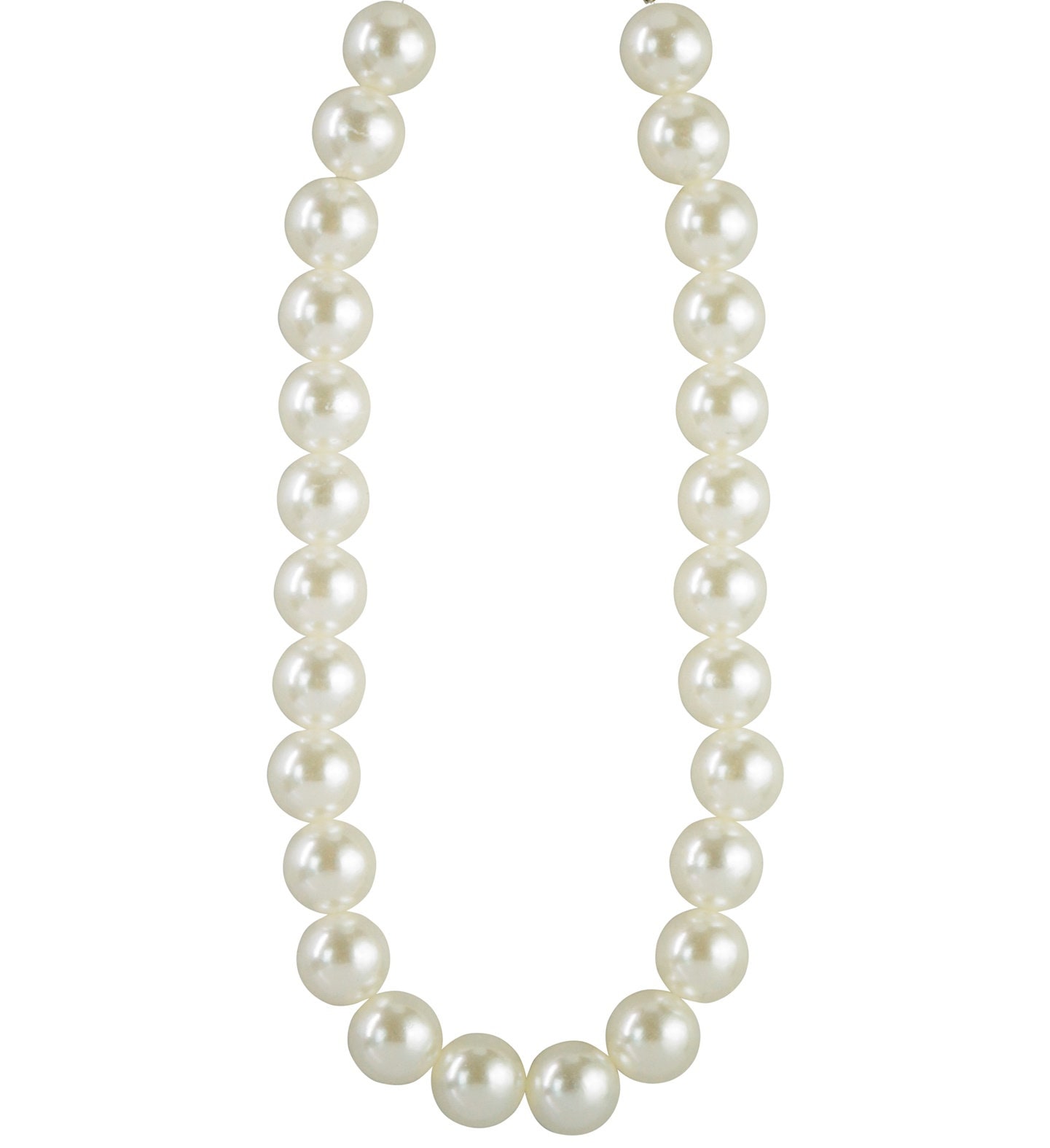 Witte Neppe Parel Ketting
