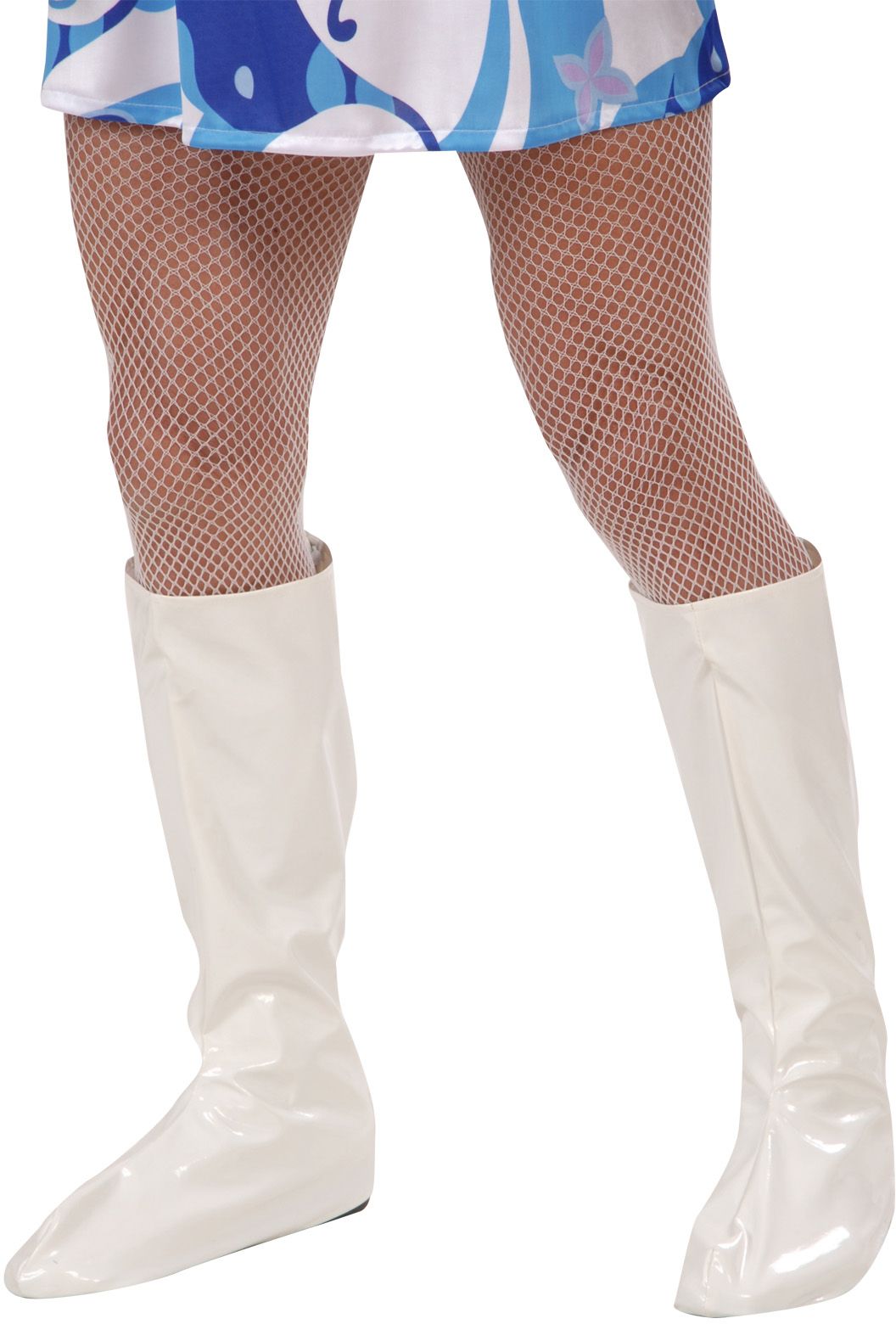 Witte Opzetlaarzen Travestiet