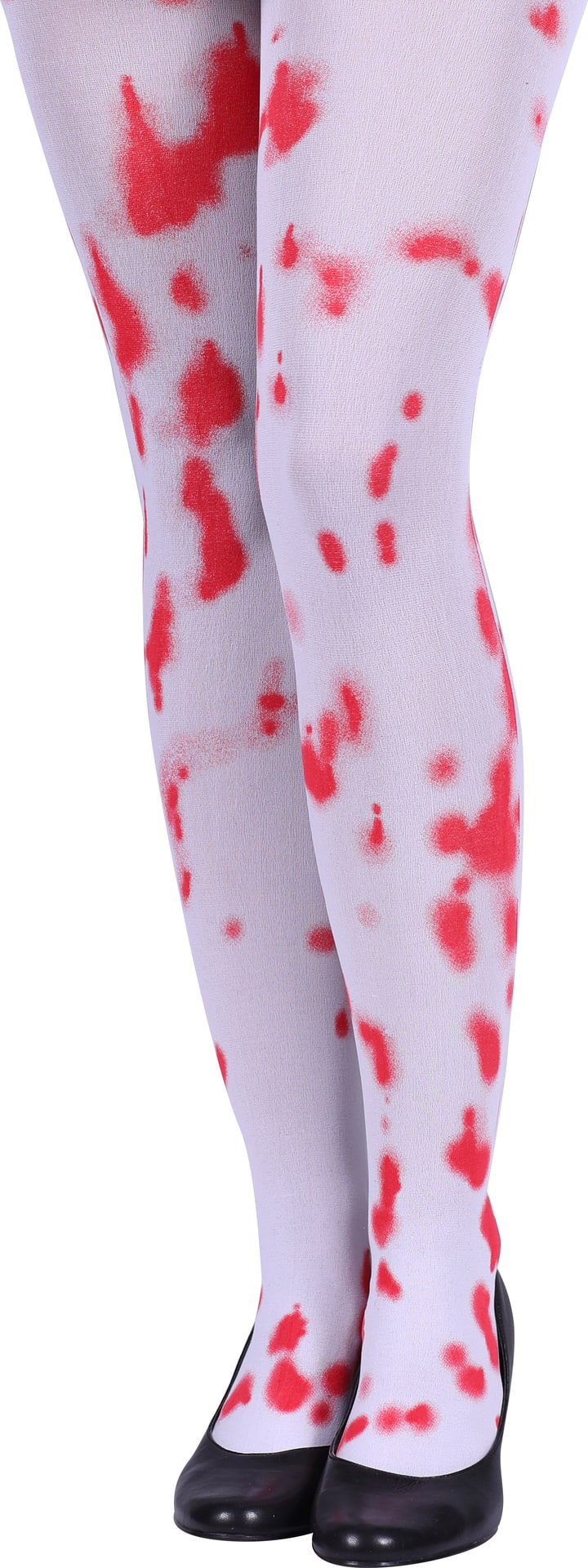Witte Panty met Bloedvlekken Dames Halloween