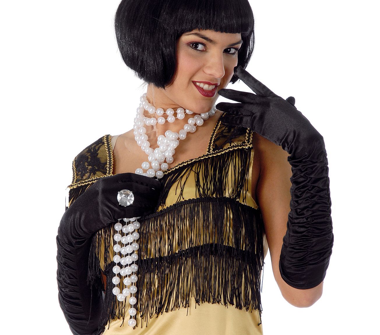 Witte Parelketting Lang