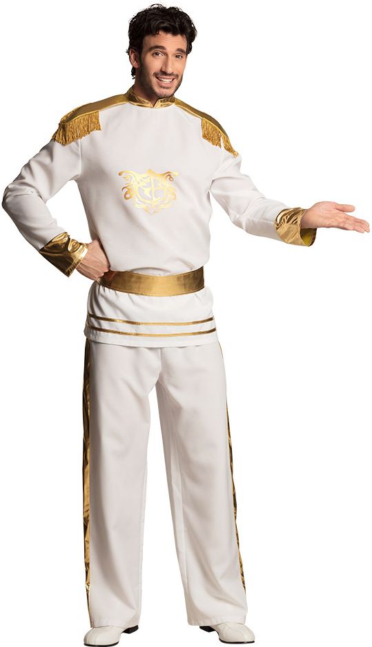 Witte prince Charming kostuum man