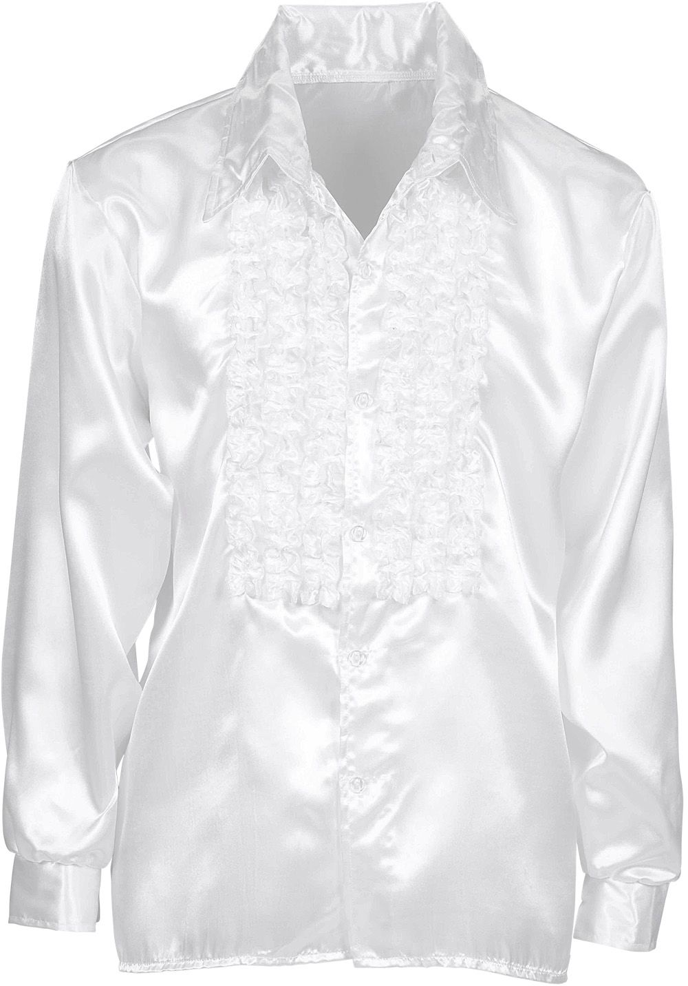 Witte Rouchen Blouse
