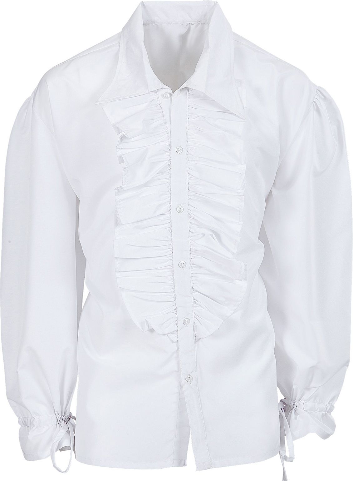 Witte ruches blouse