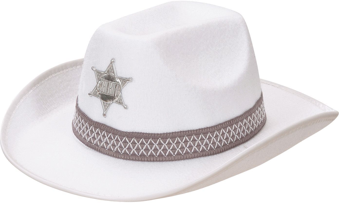 Witte Sheriff Hoed